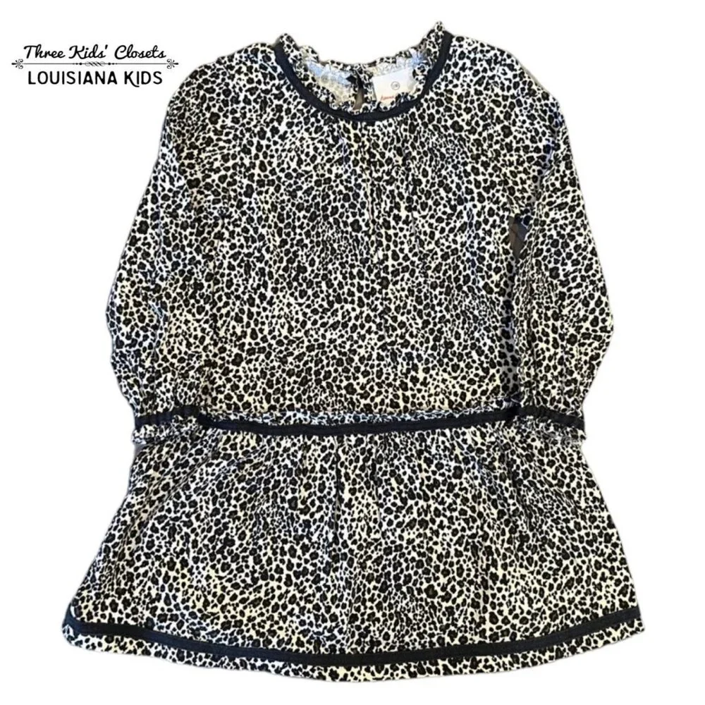 Hanna Andersson Sz 100 (4) Leopard Animal Print Dress